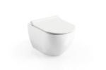 Ravak Toilet seat Uni Chrome Slim white X01550 - купити в інтернет-магазині Техностар