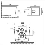 Ravak WC Solar RimOff підвісний, Білий X01928 - купити в інтернет-магазині Техностар
