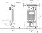 Ravak WC modul G/1200 for  build up plasterboard X01459 - купити в інтернет-магазині Техностар