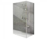 Ravak Walk In Corner-120/80 v.200  Полір. алюм. Transparent (знято з виробництва) GW1CG4C00Z1 - купити в інтернет-магазині Техностар