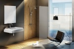 Ravak Walk In Wall-80 v.200 black+Transparent - купити в інтернет-магазині Техностар