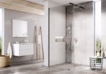 Ravak Walk In Wall-80 v.200 black+Transparent - купити в інтернет-магазині Техностар