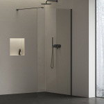 Ravak Walk In Wall Air-  90  Чорний Transparent GW9W70300Z1C - купити в інтернет-магазині Техностар