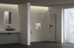 Ravak Walk In Wall Air- 120  Чорний Transparent GW9WG0300Z1C - купити в інтернет-магазині Техностар