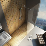 Ravak Walk In Wall Set з тримачем-   80 v.200  Полір. алюм. Transparent GW9W40C0SZ1 - купити в інтернет-магазині Техностар