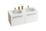 Ravak Wash basin cupboard SD 1200 Chrome cappuccino/white - купити в інтернет-магазині Техностар