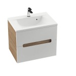 Ravak Wash basin cupboard SD 800-L Classic II cappuccino/white - купити в інтернет-магазині Техностар