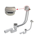 Ravak Заповнення переливом  800 C-C H/K Хром X01505 - купити в інтернет-магазині Техностар