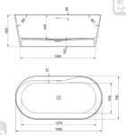 Roca A248466000 RAINA 160*80 - купити в інтернет-магазині Техностар