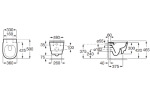 Roca A346697000 TURA Rimless - купити в інтернет-магазині Техностар