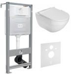 Roca A34H138000+212010 HEBE Round Rimless, Slim slow closing+VOLLE MASTER EVO - купити в інтернет-магазині Техностар