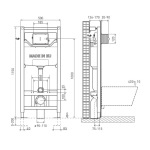 Roca A34H242000+201010 MERIDIAN Rimless - купити в інтернет-магазині Техностар