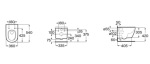 Roca A34H741000 MERIDIAN Rimless/Vortex    - купити в інтернет-магазині Техностар