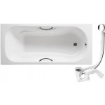 Roca MALIBU 170*75 с ручками + сифон Viega Simplex  для ванны автомат 560 мм (285357) - купити в інтернет-магазині Техностар
