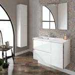 Royo 125740 VITALE LOOK +Тумба 2Dr. 1D. 90 см, профіль хром, білий - купити в інтернет-магазині Техностар