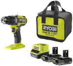 Ryobi ONE+ HP RDD18X-220S 18В 2х2А·год ЗП 95Нм 500·2100об·хв 1.7кг сумка 5133005284 - купити в інтернет-магазині Техностар