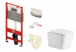 Tece 9400405 Комплект TECEbase + акційний комплект з унітазом Devit DBS71051111W Balance Square - купити в інтернет-магазині Техностар