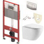 Tece 9400405 Комплект TECEbase + акційний комплект з унітазом Devit DFL0460111W Flow - купити в інтернет-магазині Техностар