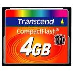 Transcend Compact Flash 4 GB (133X) NEW - купити в інтернет-магазині Техностар