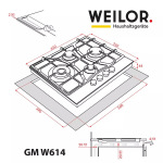 WEILOR GM W 614 WH - купити в інтернет-магазині Техностар