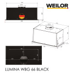 WEILOR LUMINA WBG 66 BLACK - купити в інтернет-магазині Техностар