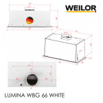 WEILOR LUMINA WBG 66 WHITE - купити в інтернет-магазині Техностар