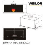 WEILOR LUMINA WBG 68 BLACK - купити в інтернет-магазині Техностар