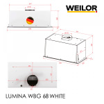 WEILOR LUMINA WBG 68 WHITE - купити в інтернет-магазині Техностар
