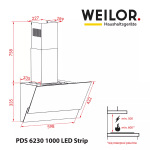 WEILOR PDS 6230 BL 1000 LED strip - купити в інтернет-магазині Техностар