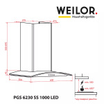 WEILOR PGS 6230 SS 1000 LED - купити в інтернет-магазині Техностар