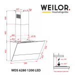 WEILOR WDS 6280 BL 1200 LED - купити в інтернет-магазині Техностар