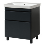 Yuvvis VIVACE ТНБ-2 Д 80 антрацит матовий з умивальником 