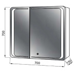 Yuvvis VIVACE  Z - 70  біла LED touch control - купити в інтернет-магазині Техностар