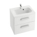 Wash basin cupboard SD 600 Chrome II white/white  - купити в інтернет-магазині Техностар