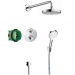 ShowerSet Croma Select S/Ecostat S Душевой набор (верхний, ручной душ, ibox, термостат) 27295000