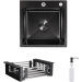 Handmade H4545 Black PVD Decor 2,5/0,5 мм + K01B  - купити в інтернет-магазині Техностар