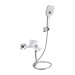 Gemini (з душовим гарнітуром) QTGEM259CRW45683 Chrome/White  - купити в інтернет-магазині Техностар