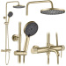 Lungo Stripe brushed gold (REA-P9490)  - купити в інтернет-магазині Техностар