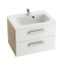 Wash basin cupboard SD 700 Chrome II cappuccino/white - купити в інтернет-магазині Техностар